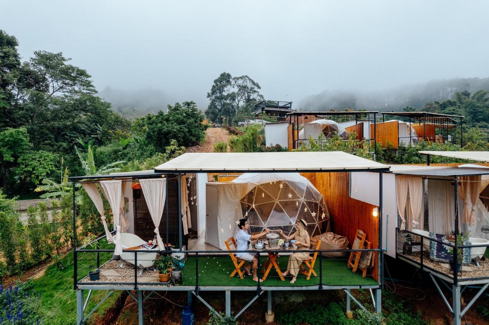 Phu Morinn Camping ม่อนแจ่ม Mon Jam Kültér fotó